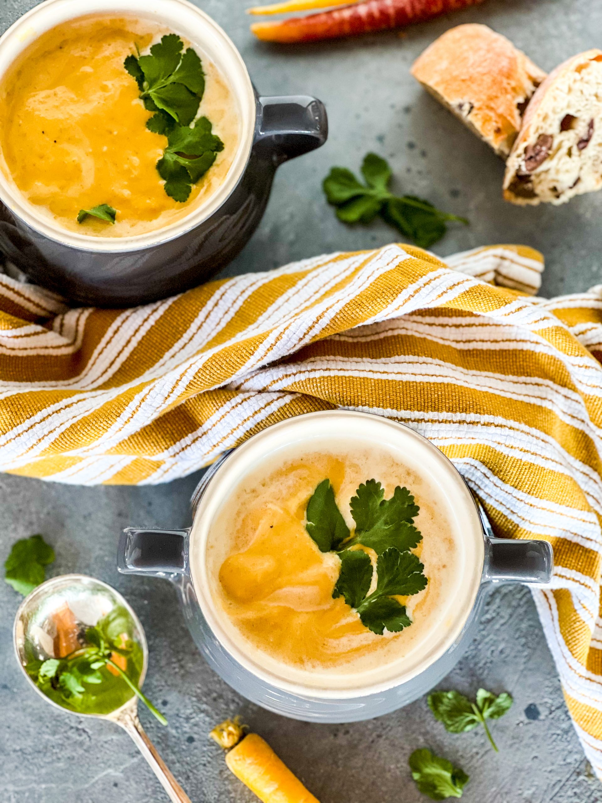 Roast Carrot Soup With Ginger Cumin And Coriander Daffodil Kitchen 5996